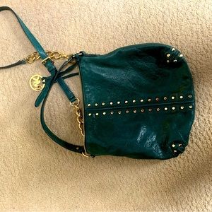 Micheal kors green leather purse